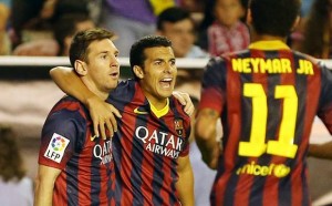 BARCELONA pedro messi মেসি পেদ্রো নেইমার
