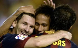Lionel Messi,Neymar Cesc Fabregas মেসি নেইমার বার্সেলোনা