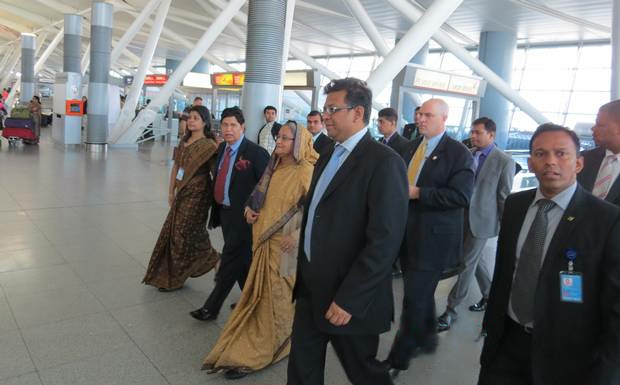 Sk-Hasina-deprture-from-NY seikh শেখ হাসিনা
