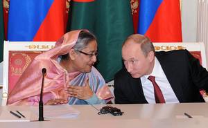 shekh hasina putin শেখ হাসিনা পুতিন