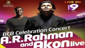 AR Rahman Akon concert
