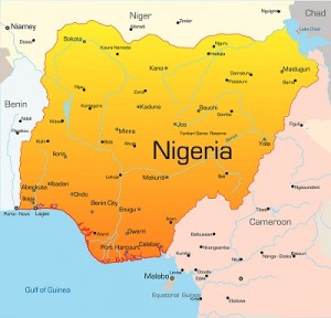 Nigeria map নাইজেরিয়া