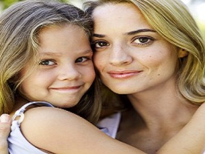 Mother and Daughter Face To Face