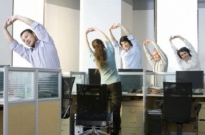Exercise At Office ব্যায়াম অফিস